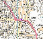 Bishop Auckland 5 - Princes Street West Approach camera location map