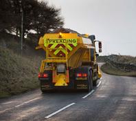 Gritter out on roads