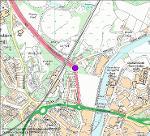 A691 Framwellgate Peth camera location map