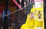 Leisure transformation children playing on slide