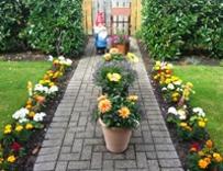 Entry to It's your neighbourhood, a floral display in Lindisfarne care home, Ouston