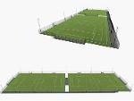3d image of sports grounds