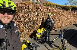 Image of police ebikes
