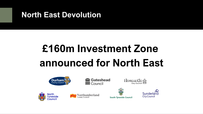 Investment Zone announcement