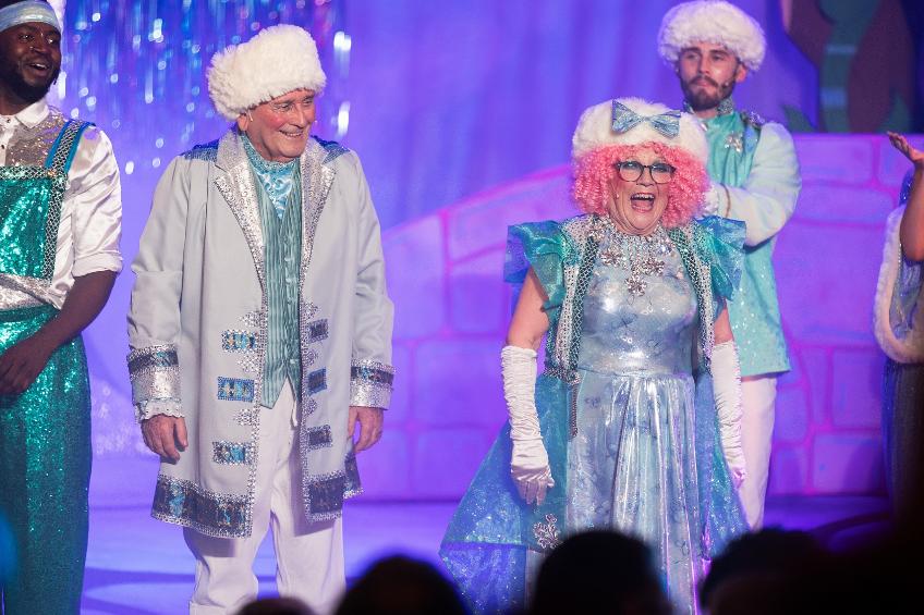 Tommy Cannon performing in his final pantomime run at Consett Empire - December 2023