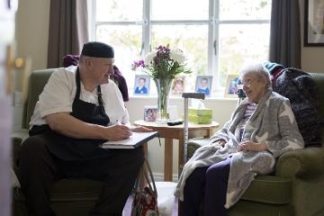 Darrell, chef in a residential home