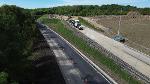 Seaton Lane road improvement work looking south towards the B1404