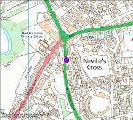 A167 Neville's Cross / Darlington Road camera location map