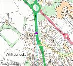 Sniperley Roundabout Whitesmocks camera location map