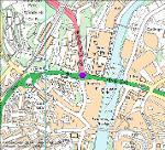 Milburngate roundabout camera location map
